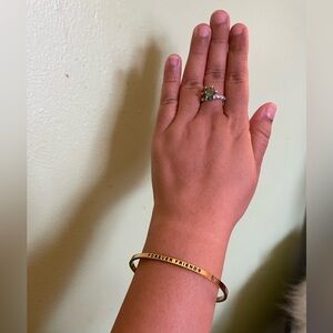 Gold 'Forever Friends' Bracelet